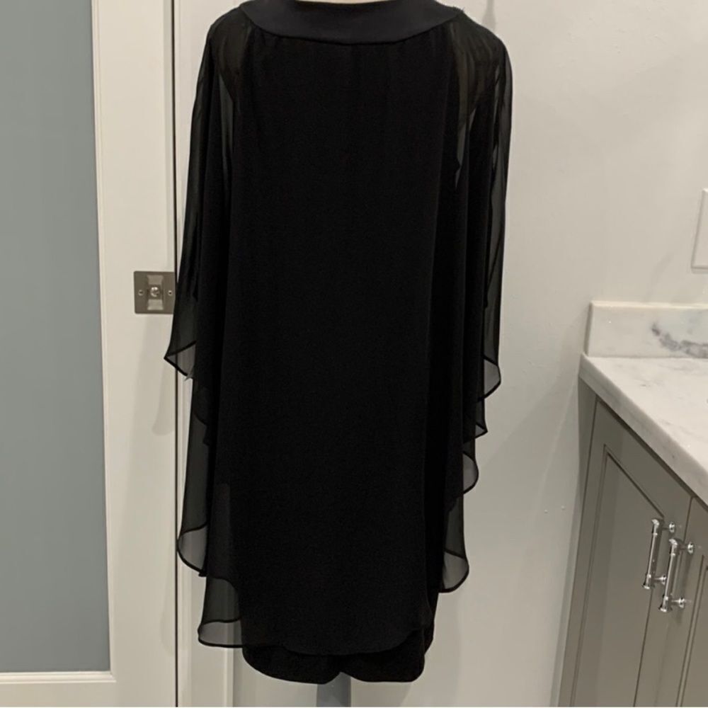 R&M Richard’s Black Holiday Dressy Dress size 8 - Picture 5 of 7